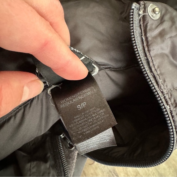 The North Face 600 Down Puffer Parka with Removable Hood - Charcoal Gray - Picture 9 of 12